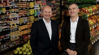 Woolworths (ASX:WOW) - Chairman, Gordon Cairns [left[ and CEO, Brad Banducci [right]